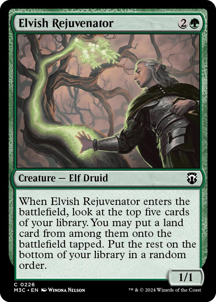 Elvish Rejuvenator [Modern Horizons 3 Commander] MTG Single Magic: The Gathering  | Multizone: Comics And Games