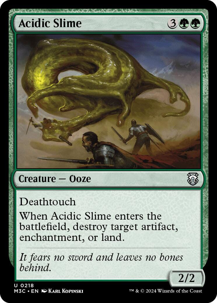 Acidic Slime [Modern Horizons 3 Commander] MTG Single Magic: The Gathering  | Multizone: Comics And Games
