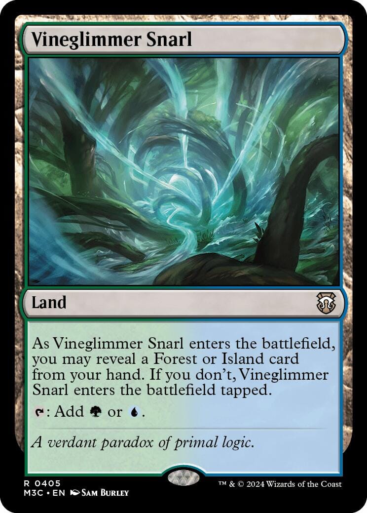 Vineglimmer Snarl [Modern Horizons 3 Commander] MTG Single Magic: The Gathering  | Multizone: Comics And Games