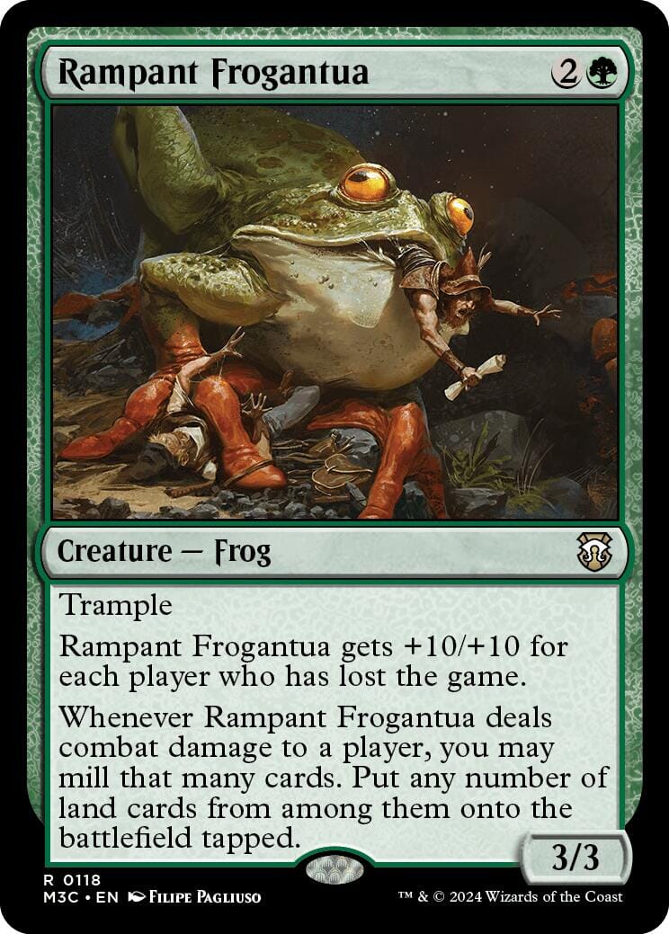 Rampant Frogantua [Modern Horizons 3 Commander] MTG Single Magic: The Gathering  | Multizone: Comics And Games