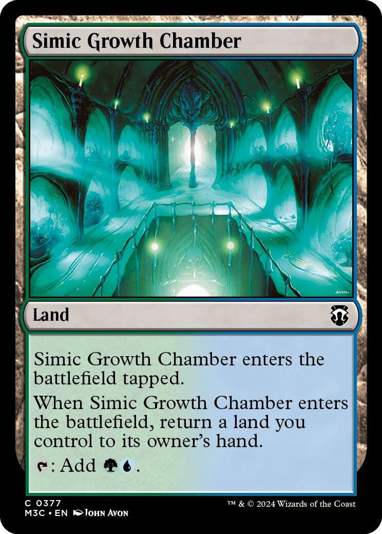 Simic Growth Chamber [Modern Horizons 3 Commander] MTG Single Magic: The Gathering  | Multizone: Comics And Games