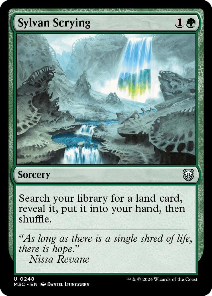 Sylvan Scrying [Modern Horizons 3 Commander] MTG Single Magic: The Gathering  | Multizone: Comics And Games