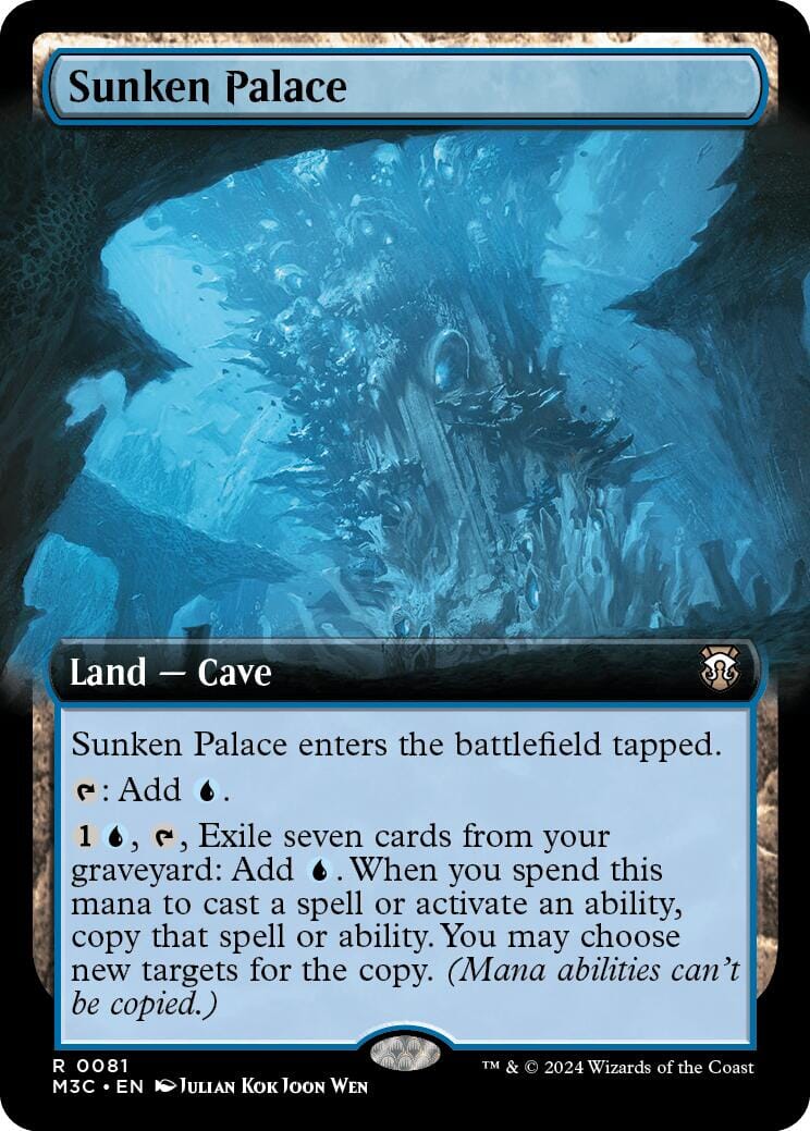 Sunken Palace (Extended Art) [Modern Horizons 3 Commander] MTG Single Magic: The Gathering  | Multizone: Comics And Games