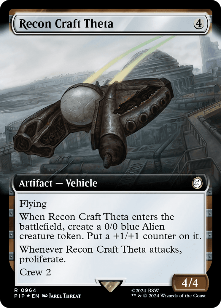 Recon Craft Theta (Extended Art) (Surge Foil) [Fallout] MTG Single Magic: The Gathering  | Multizone: Comics And Games
