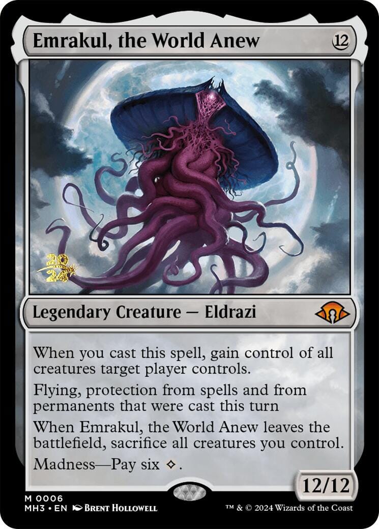 Emrakul, the World Anew [Modern Horizons 3 Prerelease Promos] MTG Single Magic: The Gathering  | Multizone: Comics And Games