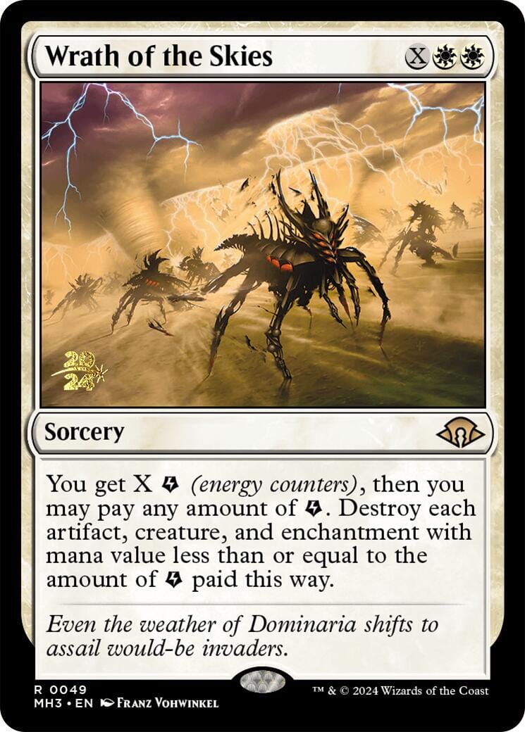 Wrath of the Skies [Modern Horizons 3 Prerelease Promos] MTG Single Magic: The Gathering  | Multizone: Comics And Games