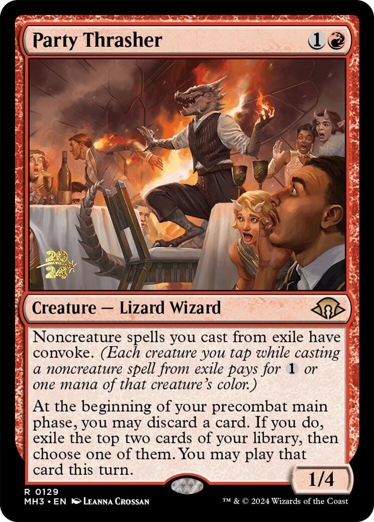 Party Thrasher [Modern Horizons 3 Prerelease Promos] MTG Single Magic: The Gathering  | Multizone: Comics And Games