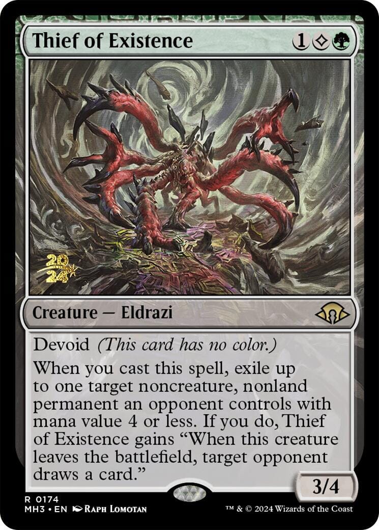 Thief of Existence [Modern Horizons 3 Prerelease Promos] MTG Single Magic: The Gathering  | Multizone: Comics And Games