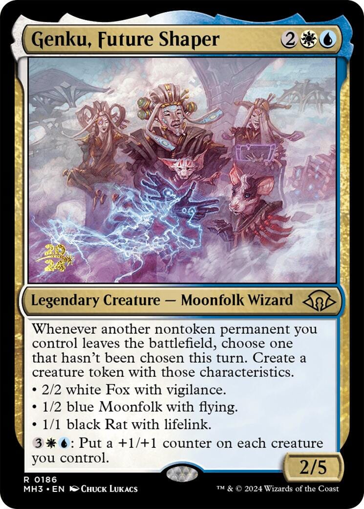 Genku, Future Shaper [Modern Horizons 3 Prerelease Promos] MTG Single Magic: The Gathering  | Multizone: Comics And Games