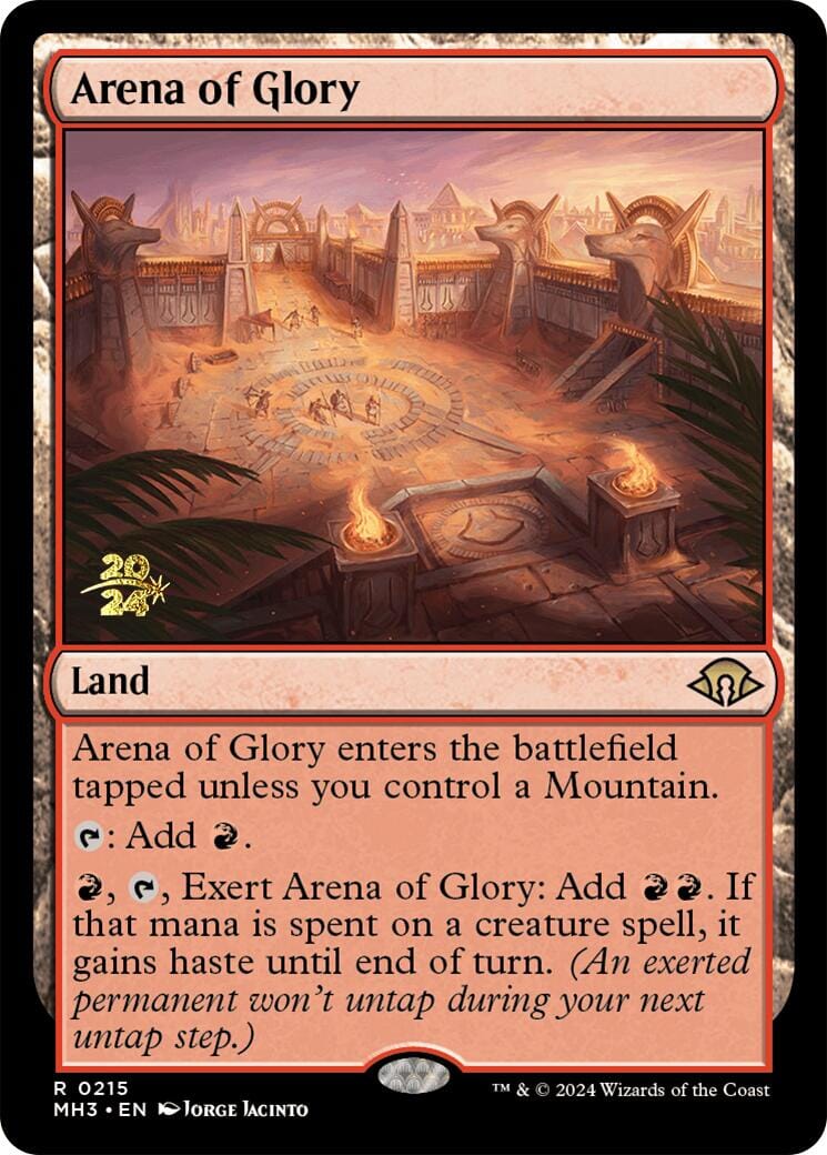 Arena of Glory [Modern Horizons 3 Prerelease Promos] MTG Single Magic: The Gathering  | Multizone: Comics And Games