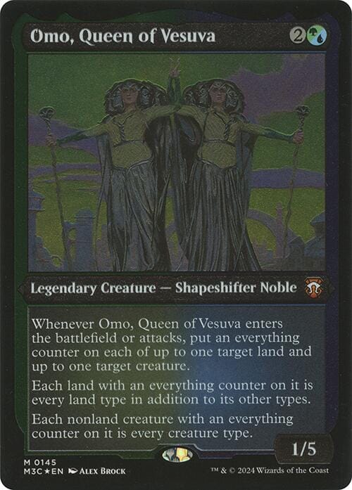 Omo, Queen of Vesuva (Display Commander) [Modern Horizons 3 Commander] MTG Single Magic: The Gathering  | Multizone: Comics And Games