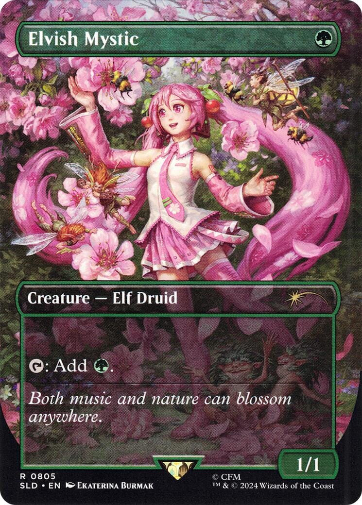 Elvish Mystic (0805) [Secret Lair Drop Series] MTG Single Magic: The Gathering  | Multizone: Comics And Games