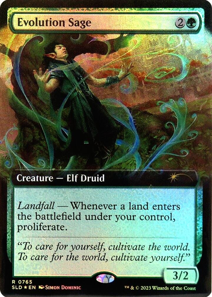 Evolution Sage (Extended Art) [Secret Lair Drop Series] MTG Single Magic: The Gathering  | Multizone: Comics And Games
