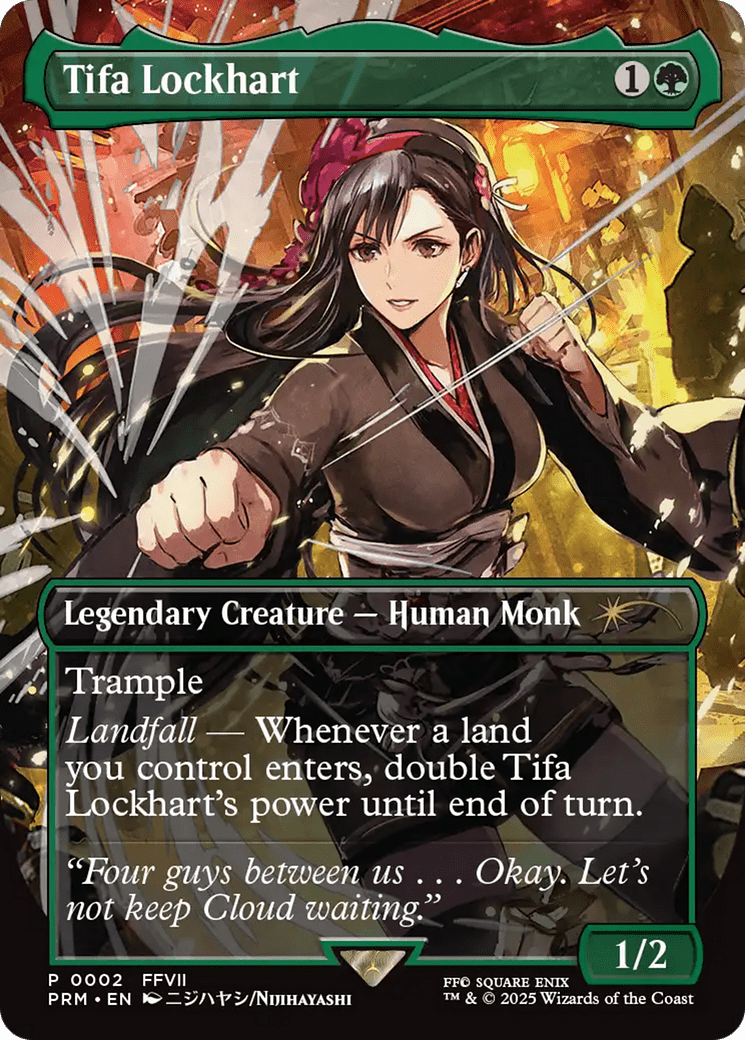 Tifa Lockhart (Borderless) [MagicFest 2025] MTG Single Magic: The Gathering  | Multizone: Comics And Games
