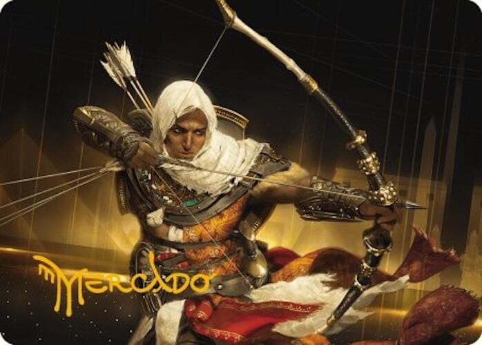 Bayek of Siwa Art Card (Gold-Stamped Signature) [Assassin's Creed Art Series] MTG Single Magic: The Gathering  | Multizone: Comics And Games