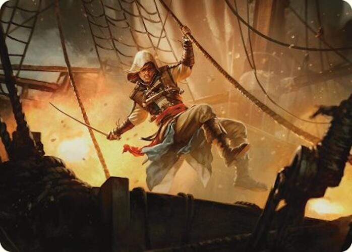 Edward Kenway Art Card [Assassin's Creed Art Series] MTG Single Magic: The Gathering  | Multizone: Comics And Games