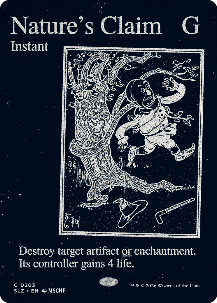 Nature's Claim (0203) [Secret Lair x MSCHF: The Zeta Set] MTG Single Magic: The Gathering  | Multizone: Comics And Games