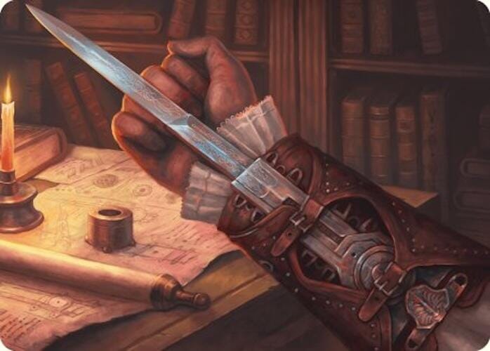 Hidden Blade Art Card [Assassin's Creed Art Series] MTG Single Magic: The Gathering  | Multizone: Comics And Games