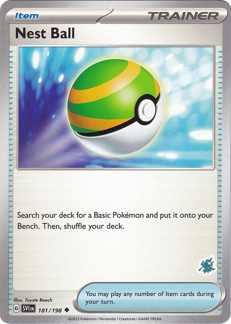 Nest Ball (181/198) (Darkrai Deck) [Battle Academy 2024] Pokemon Single Pokémon  | Multizone: Comics And Games