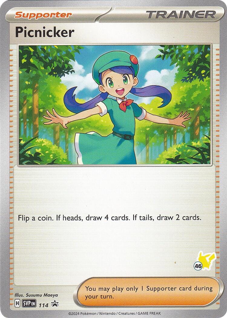 Picnicker (114) (Pikachu Stamp #46) [Battle Academy 2024] Pokemon Single Pokémon  | Multizone: Comics And Games