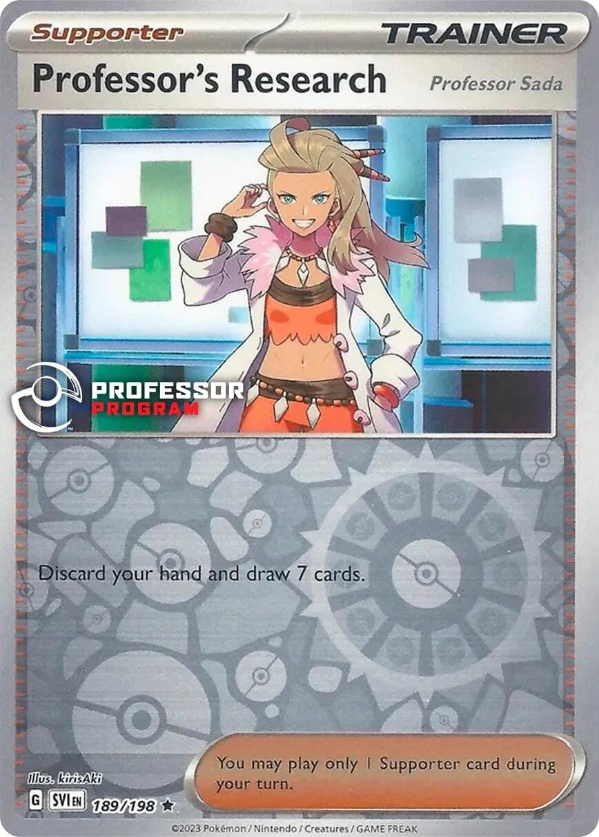 Professor's Research (189/198) (2023) [Professor Program Promos] Pokemon Single Pokémon  | Multizone: Comics And Games