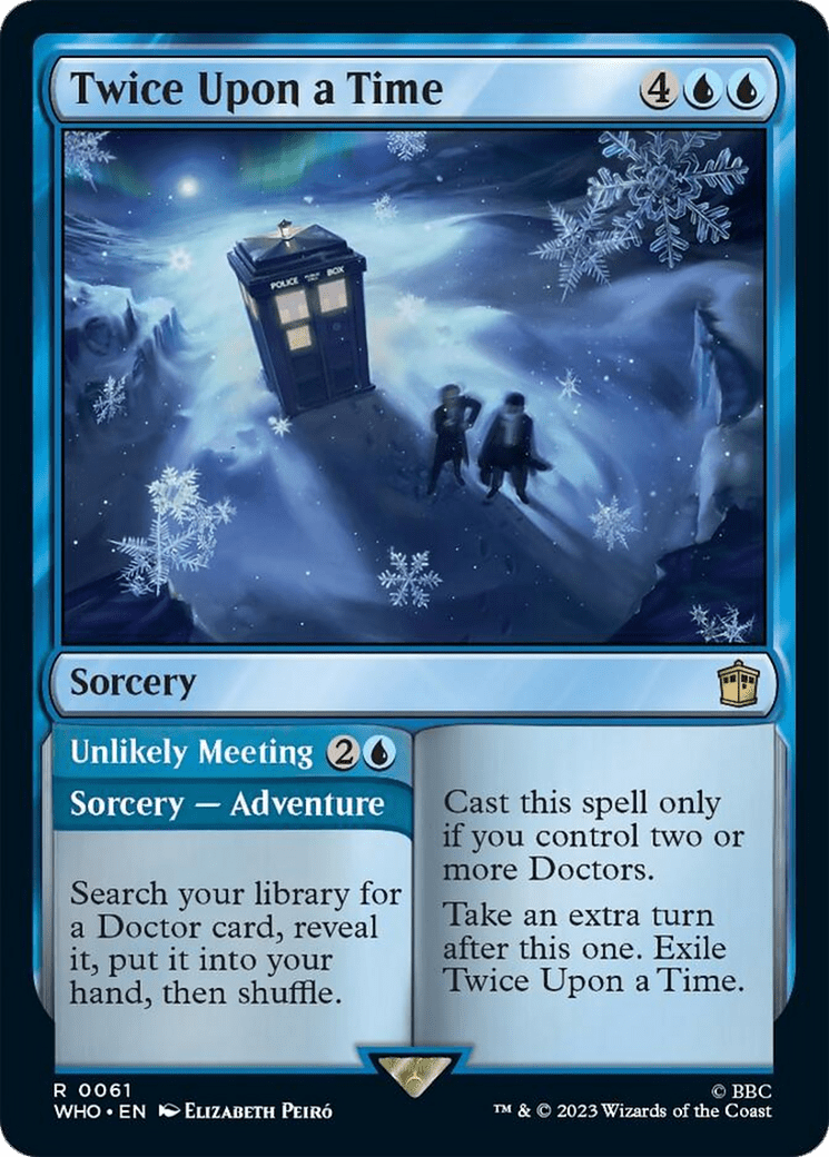 Twice Upon a Time // Unlikely Meeting [Doctor Who] MTG Single Magic: The Gathering  | Multizone: Comics And Games