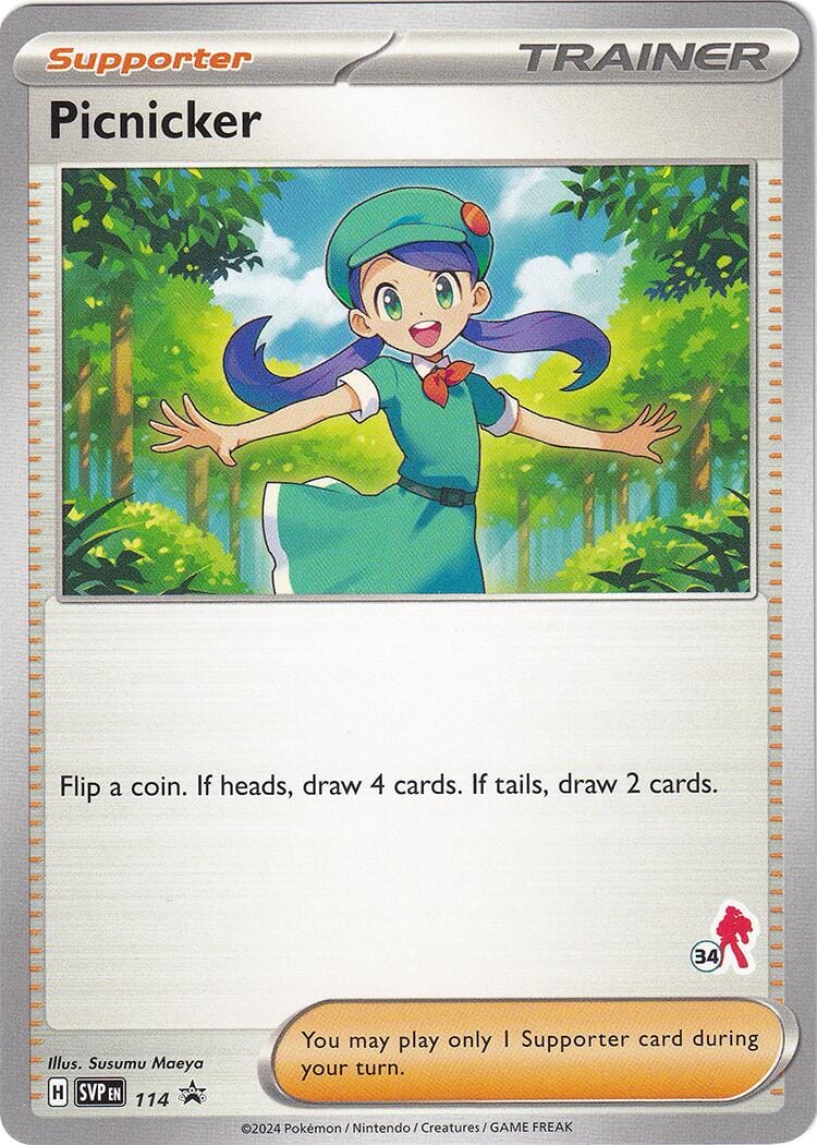 Picnicker (114) (Armarouge Stamp #34) [Battle Academy 2024] Pokemon Single Pokémon  | Multizone: Comics And Games