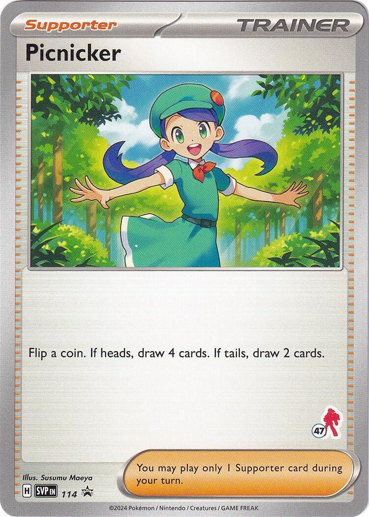 Picnicker (114) (Armarouge Stamp #47) [Battle Academy 2024] Pokemon Single Pokémon  | Multizone: Comics And Games