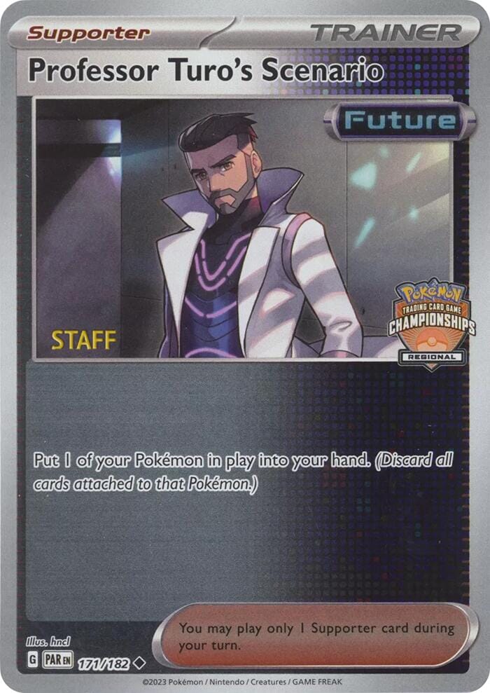 Professor Turo's Scenario (171/182) (2023 Regional Championships Staff) [League & Championship Cards] Pokemon Single Pokémon  | Multizone: Comics And Games
