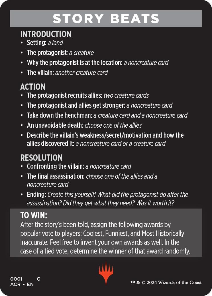 Into The Story: Assassin Edition (Magic Minigame) [Assassin's Creed Minigame] MTG Single Magic: The Gathering  | Multizone: Comics And Games