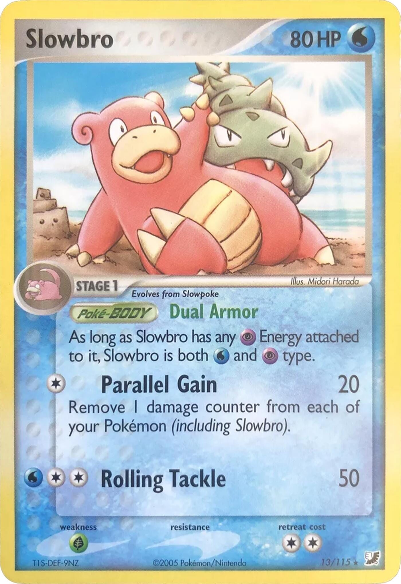 Slowbro (13/115) (Theme Deck Exclusives) [EX: Unseen Forces] Pokemon Single Pokémon  | Multizone: Comics And Games
