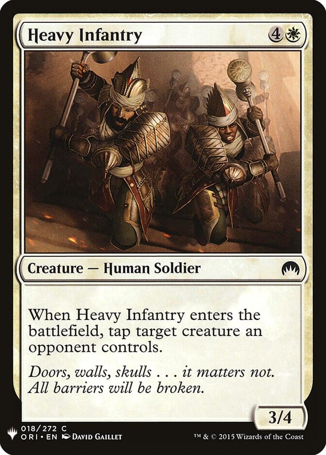 Heavy Infantry [Mystery Booster] MTG Single Magic: The Gathering  | Multizone: Comics And Games