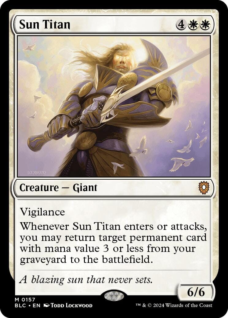 Sun Titan [Bloomburrow Commander] MTG Single Magic: The Gathering  | Multizone: Comics And Games