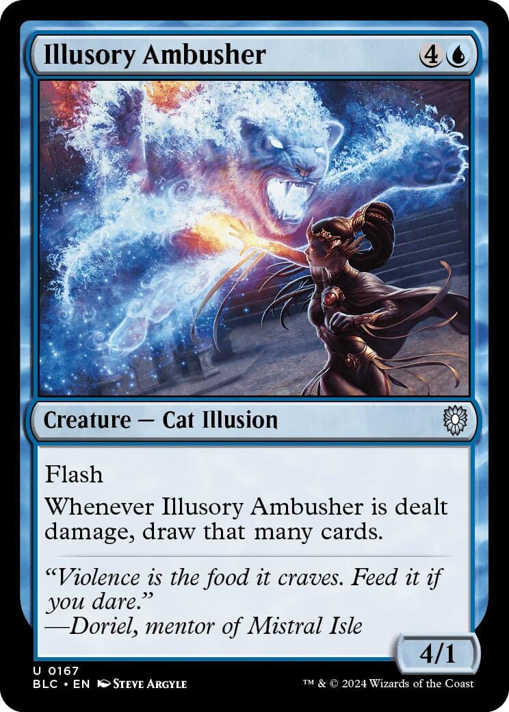 Illusory Ambusher [Bloomburrow Commander] MTG Single Magic: The Gathering  | Multizone: Comics And Games