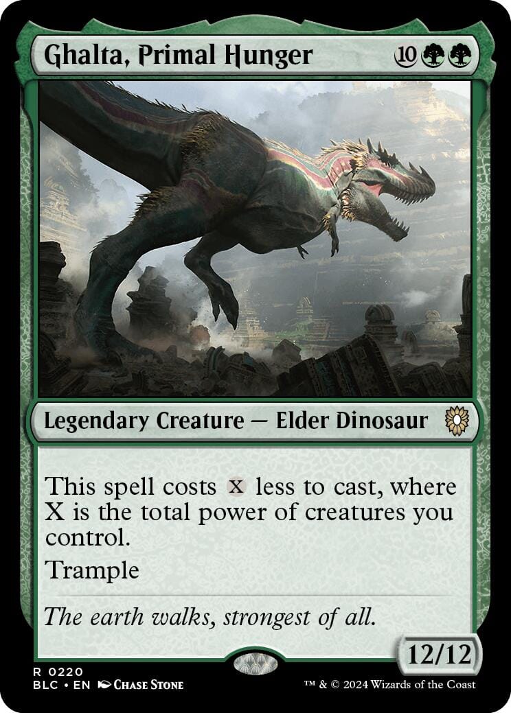 Ghalta, Primal Hunger [Bloomburrow Commander] MTG Single Magic: The Gathering  | Multizone: Comics And Games