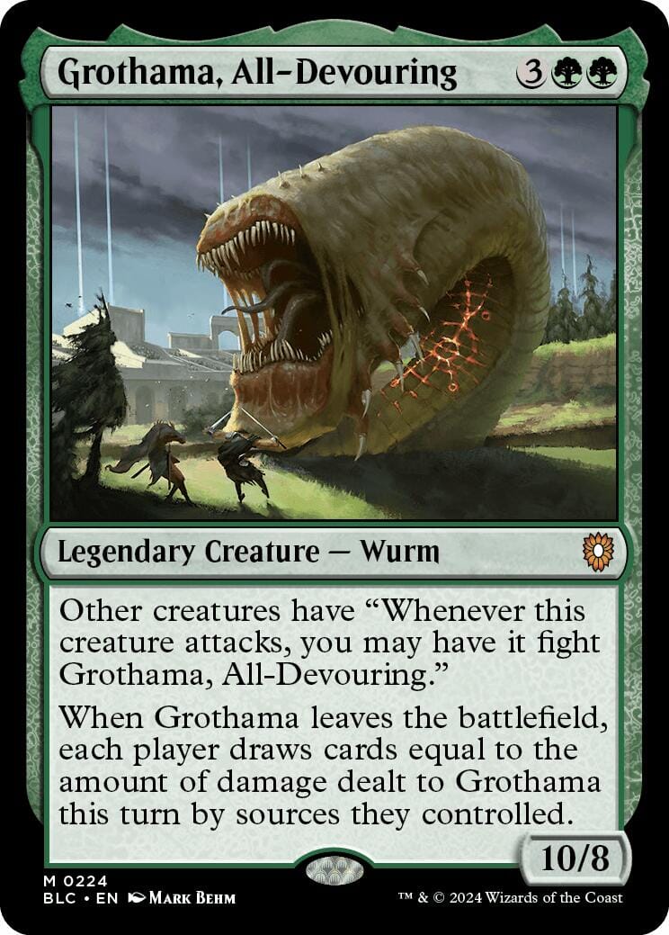 Grothama, All-Devouring [Bloomburrow Commander] MTG Single Magic: The Gathering  | Multizone: Comics And Games