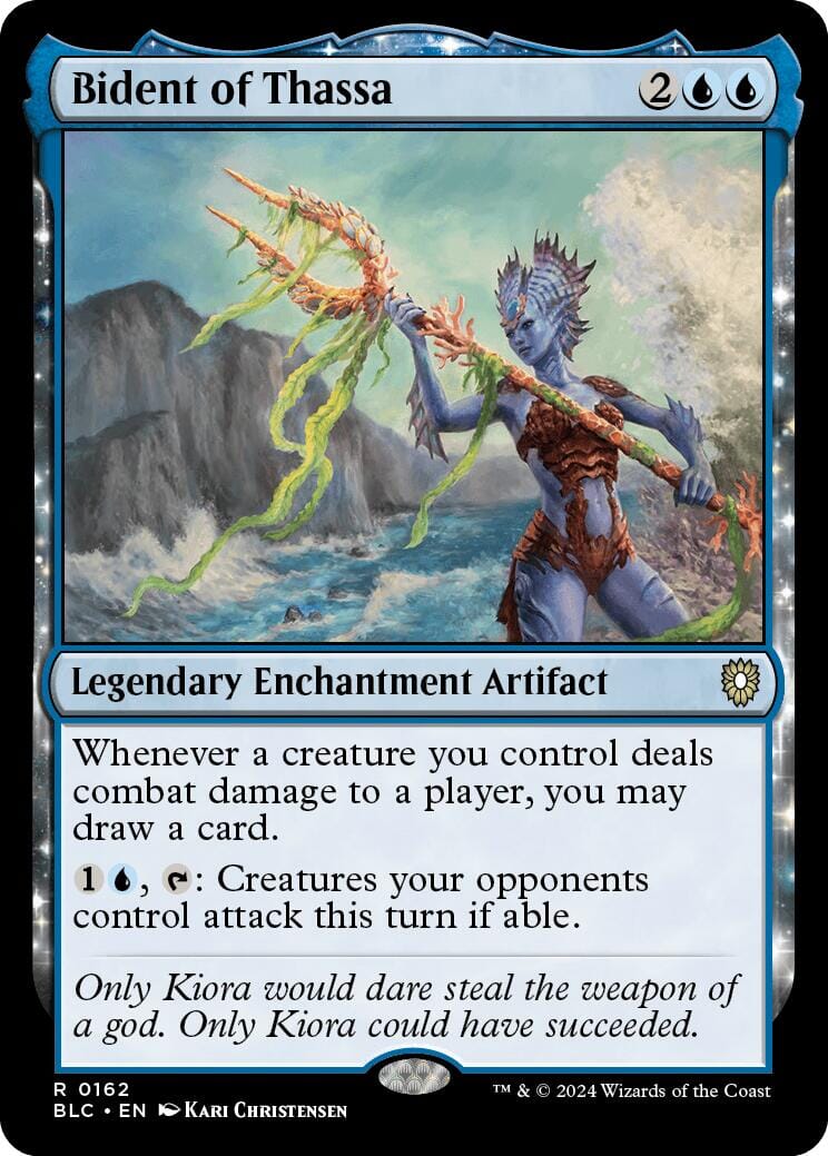 Bident of Thassa [Bloomburrow Commander] MTG Single Magic: The Gathering  | Multizone: Comics And Games
