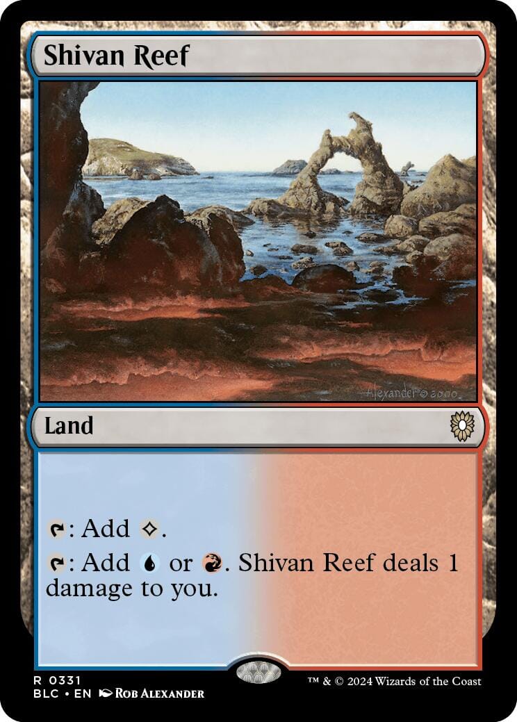 Shivan Reef [Bloomburrow Commander] MTG Single Magic: The Gathering  | Multizone: Comics And Games