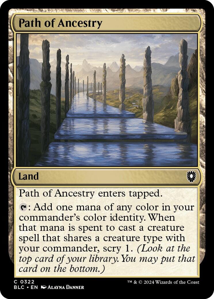 Path of Ancestry [Bloomburrow Commander] MTG Single Magic: The Gathering  | Multizone: Comics And Games