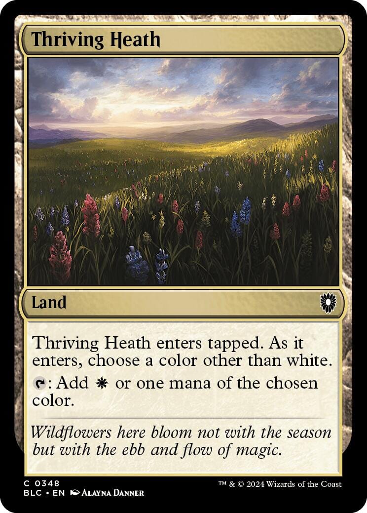 Thriving Heath [Bloomburrow Commander] MTG Single Magic: The Gathering  | Multizone: Comics And Games