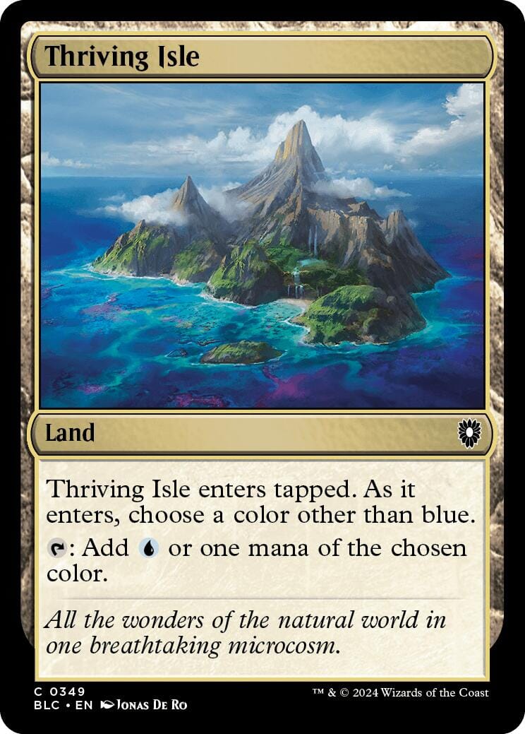 Thriving Isle [Bloomburrow Commander] MTG Single Magic: The Gathering  | Multizone: Comics And Games