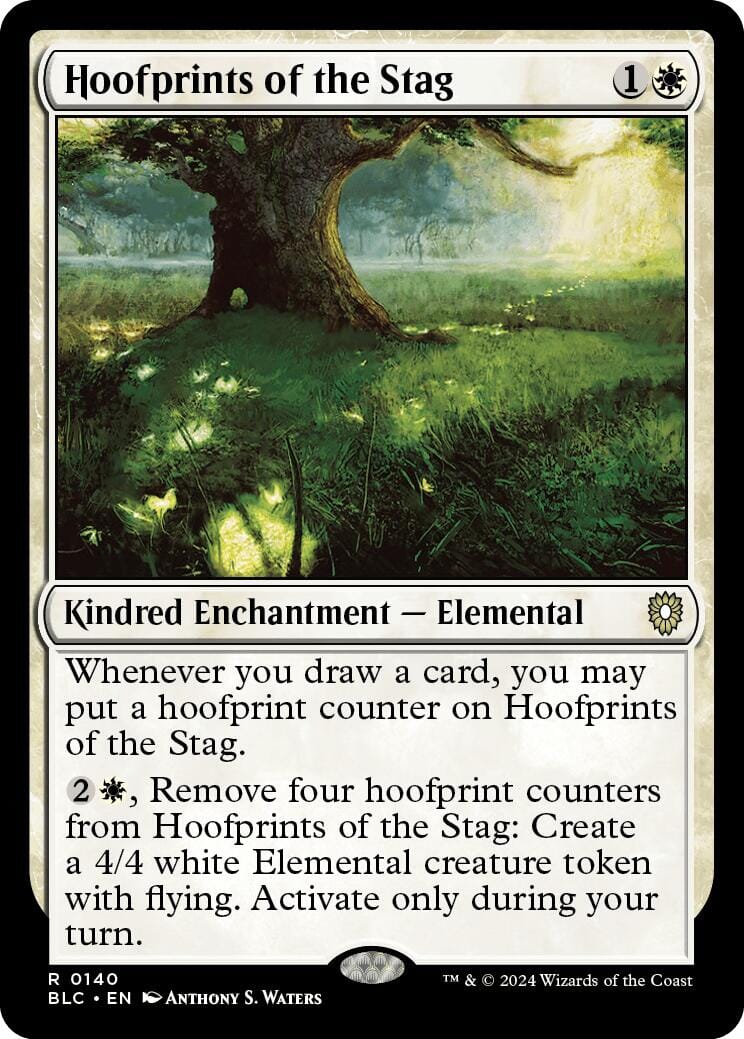 Hoofprints of the Stag [Bloomburrow Commander] MTG Single Magic: The Gathering  | Multizone: Comics And Games