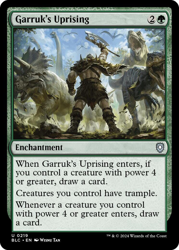 Garruk's Uprising [Bloomburrow Commander] MTG Single Magic: The Gathering  | Multizone: Comics And Games