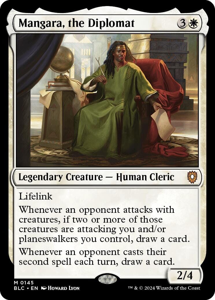 Mangara, the Diplomat [Bloomburrow Commander] MTG Single Magic: The Gathering  | Multizone: Comics And Games