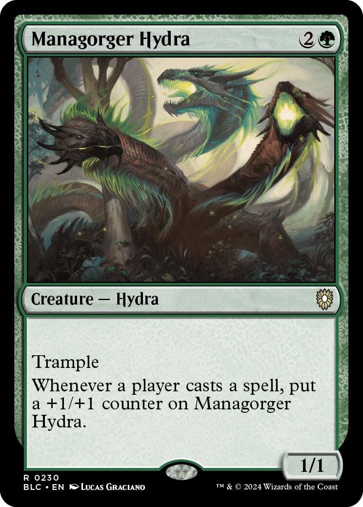 Managorger Hydra [Bloomburrow Commander] MTG Single Magic: The Gathering  | Multizone: Comics And Games