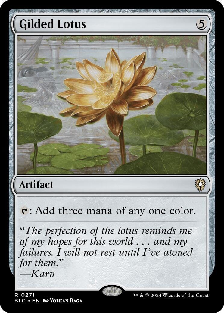 Gilded Lotus [Bloomburrow Commander] MTG Single Magic: The Gathering  | Multizone: Comics And Games