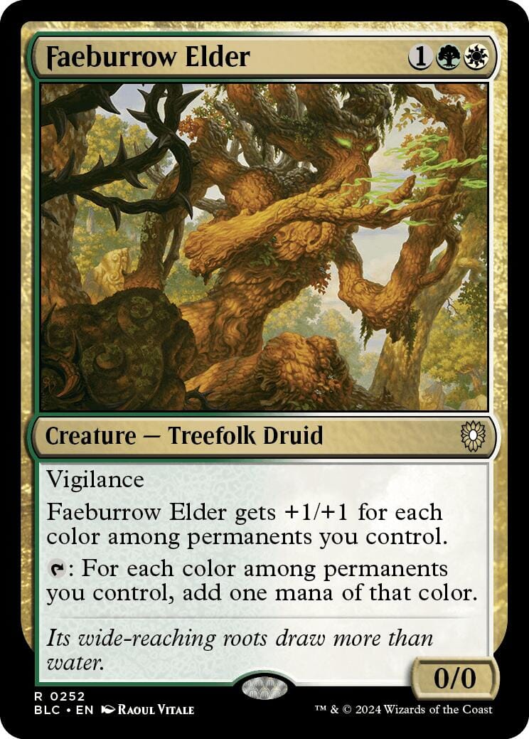 Faeburrow Elder [Bloomburrow Commander] MTG Single Magic: The Gathering  | Multizone: Comics And Games