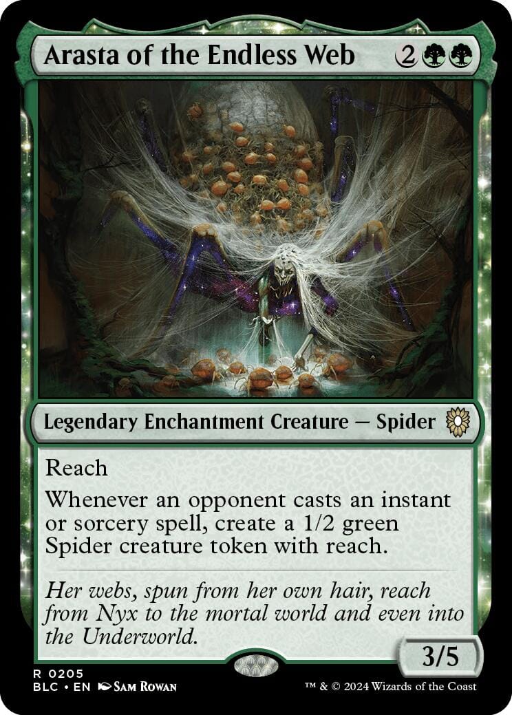 Arasta of the Endless Web [Bloomburrow Commander] MTG Single Magic: The Gathering  | Multizone: Comics And Games
