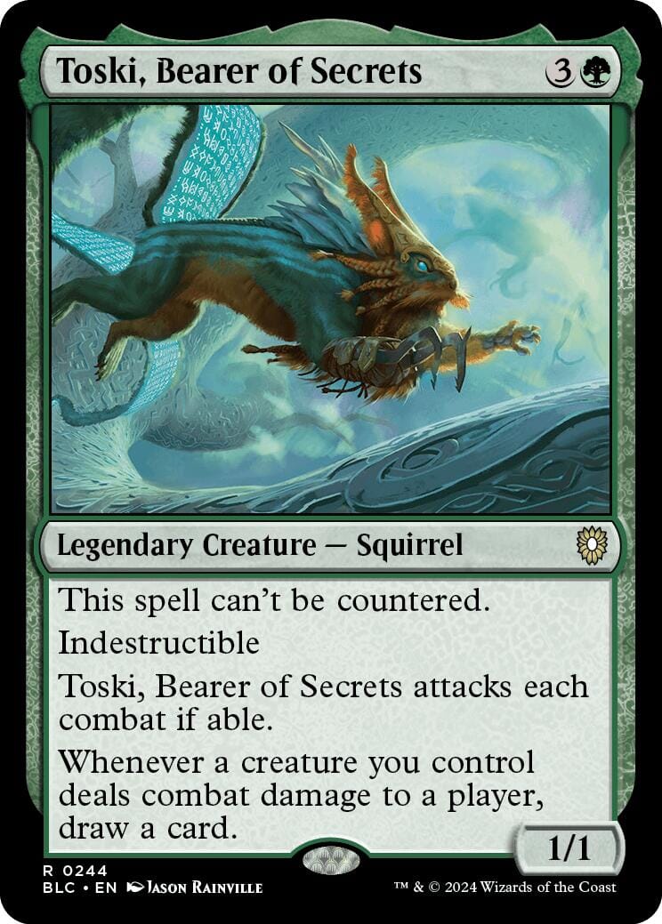 Toski, Bearer of Secrets [Bloomburrow Commander] MTG Single Magic: The Gathering  | Multizone: Comics And Games