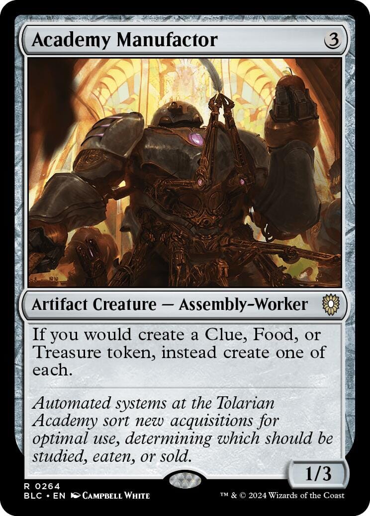 Academy Manufactor [Bloomburrow Commander] MTG Single Magic: The Gathering  | Multizone: Comics And Games